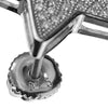 Big Star 925 Sterling Silver CZ Earrings 18MM