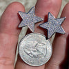 Big Star 925 Sterling Silver CZ Earrings 18MM