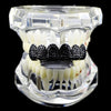 Black Bling Micro Pave Iced Flooded Out Top Grillz