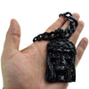 Black Jesus 30" Cuban Link Chain Necklace