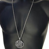Black Lives Matter Silver Tone Octagon Rope Chain 30"