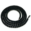 Black One Row Tennis Chain Iced Necklace 32" Inch