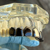 Black Permanent Cut Perm Cuts Top Teeth Pre-Made Grillz