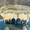Black Permanent Cut Perm Cuts Top Teeth Pre-Made Grillz