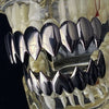 Black Plated Shark Teeth Grillz Set