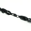 Black Rope Chain Necklace 10MM Thick 30" Inch