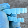 Blue Silicone Molding Bars Set (For Fitting Pre-Made Grillz)