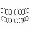 Bottom Left (#21 #22) 925 Sterling Silver Custom Double Caps Full Open Face Diamond Cut