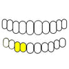 Bottom Right Hand (#27,#26) / 10K YELLOW GOLD Real 10K Gold Double Caps Side Canine Custom Grillz