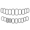 Bottom Right Hand 925 Sterling Silver Double Side Canine Teeth Caps Custom Grillz