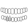 Bottom Right Hand Side 925 Sterling Silver Double Canine /Incisor Vampire Fangs Custom Grillz