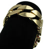 Bracelet Flat Cuban Link Gold Finish 9" 25MM Thick
