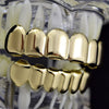 Cartel Gold Finish 6 Top 6 Bottom Teeth Grillz Set