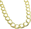 Cuban Chain Big Links Gold Finish Iced Hip Hop Necklace 30" x 20MM