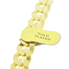 Cuban Curb Chain Gold Finish Necklace 30" x10MM