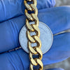 Cuban Link Chain Gold Finish over Stainless Steel 10MM  Necklace 30"