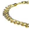 Cuban Link Gold Finish Iced 20" x 15MM Choker Chain Necklace