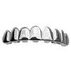 Deeper-Cut Silver Tone Top 8 Eight Teeth Grills