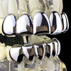 Deeper-Cut Silver ToneTeeth Grillz Set