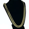 Double Cuban Gold Finish Stainless Steel Chain 14MM Thick 30"
