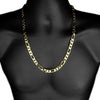 Figaro Chain Gold Finish 24" x 9MM Figaro Chain Necklace