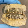 Gold Plated 925 Silver Diamond Dust Diamond-Cut Custom Grillz