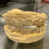 Gold Plated 925 Silver Diamond Dust Diamond-Cut Custom Grillz