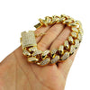 Gold Plated Cuban Bracelet 8" x 20MM