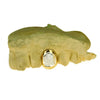 Gold Plated over 925 Silver 2-Tone Diamond Dust Custom Caps Single Grillz