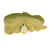 Gold Plated over 925 Silver 2-Tone Diamond Dust Custom Caps Single Grillz