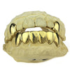 Gold Plated over 925 Silver 2 Top Caps 6 Bottom Teeth Custom Grillz