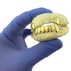 Gold Plated over 925 Silver 2 Top Caps 6 Bottom Teeth Custom Grillz