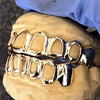 Gold Plated over 925 Silver All Open Face Custom Grillz