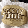 Gold Plated over 925 Silver All Open Face Custom Grillz