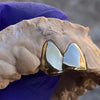 Gold Plated over 925 Silver Double Side Canine Custom Grillz