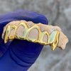 Gold Plated over 925 Silver Four-Open Vampire Fang Custom Grillz