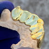 Gold Plated over 925 Silver Four-Open Vampire Fang Custom Grillz