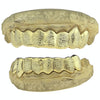 Gold Plated over 925 Silver Full Diamond-Dust Custom Grillz