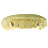 Gold Plated over 925 Silver Two-Tone Diamond Dust Custom Vampire Fangs Grillz