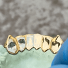 Gold Plated over 925 Silver Vampire Fangs Custom Grillz