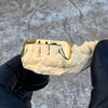 Gold Plated over 925 Sterling Silver Canine Slim Front Bar Custom Grillz