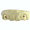 Gold Plated over 925 Sterling Silver Custom Canine Caps Teeth Grillz