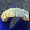 Gold Plated over 925 Sterling Silver Custom Canine Caps Teeth Grillz