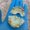 Gold Plated over 925 Sterling Silver Custom Canine Caps Teeth Grillz