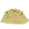 Gold Plated over 925 Sterling Silver Custom Vampire Fangs Grillz