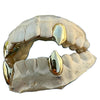 Gold Plated over 925 Sterling Silver Custom Vampire Fangs Grillz