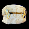 Gold Plated over 925 Sterling Silver Custom Vampire Fangs Grillz