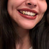 Gold Plated over 925 Sterling Silver Custom Vampire Fangs Grillz