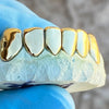 Gold Plated over 925 Sterling Silver Permanent Look Single Caps Custom Grillz