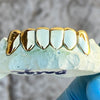 Gold Plated over 925 Sterling Silver Permanent Look Single Caps Custom Grillz